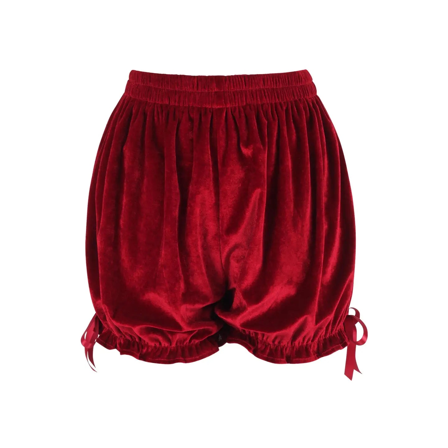 Dark Red Velvet Bloomers image 0
