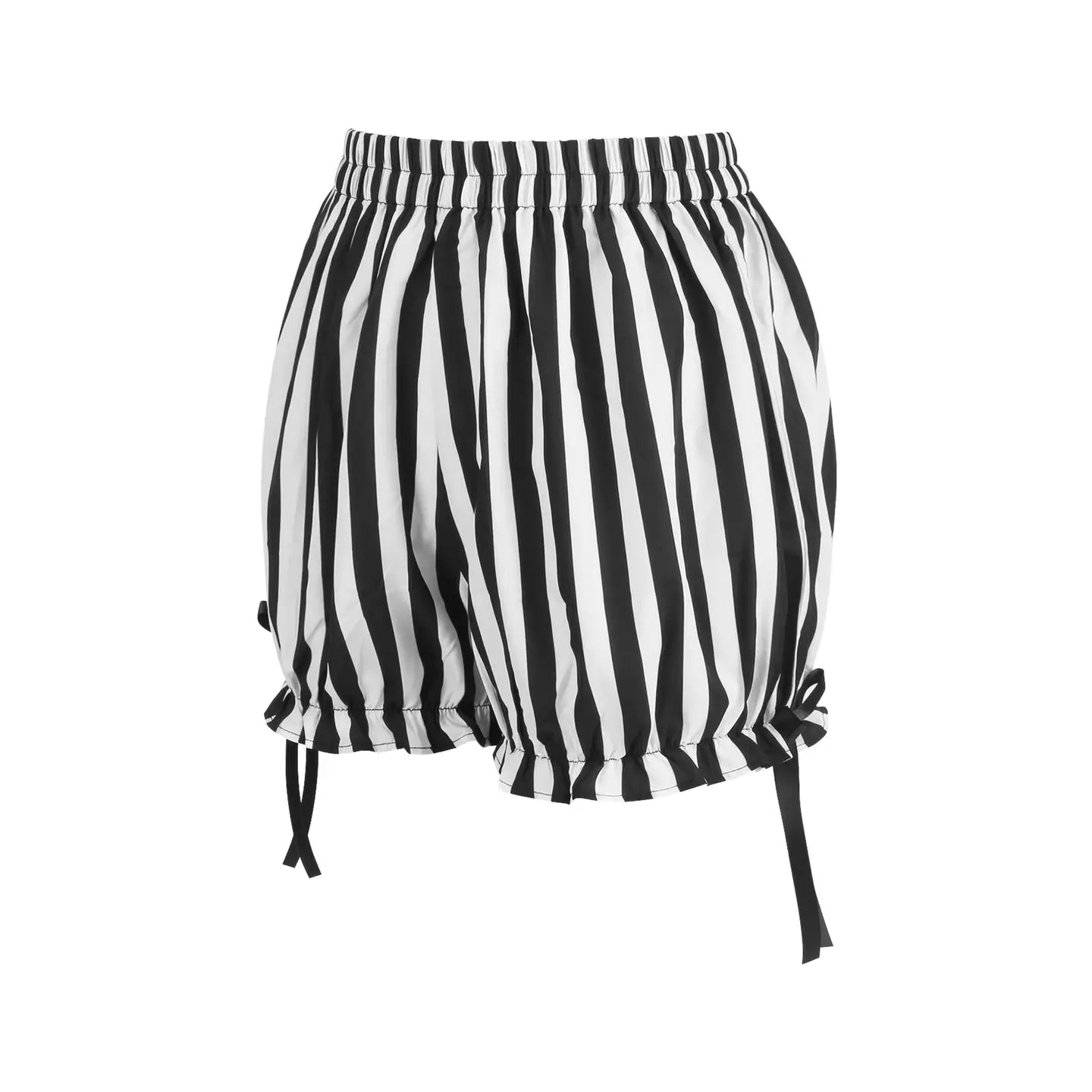 White/Black Striped Bloomers image 1