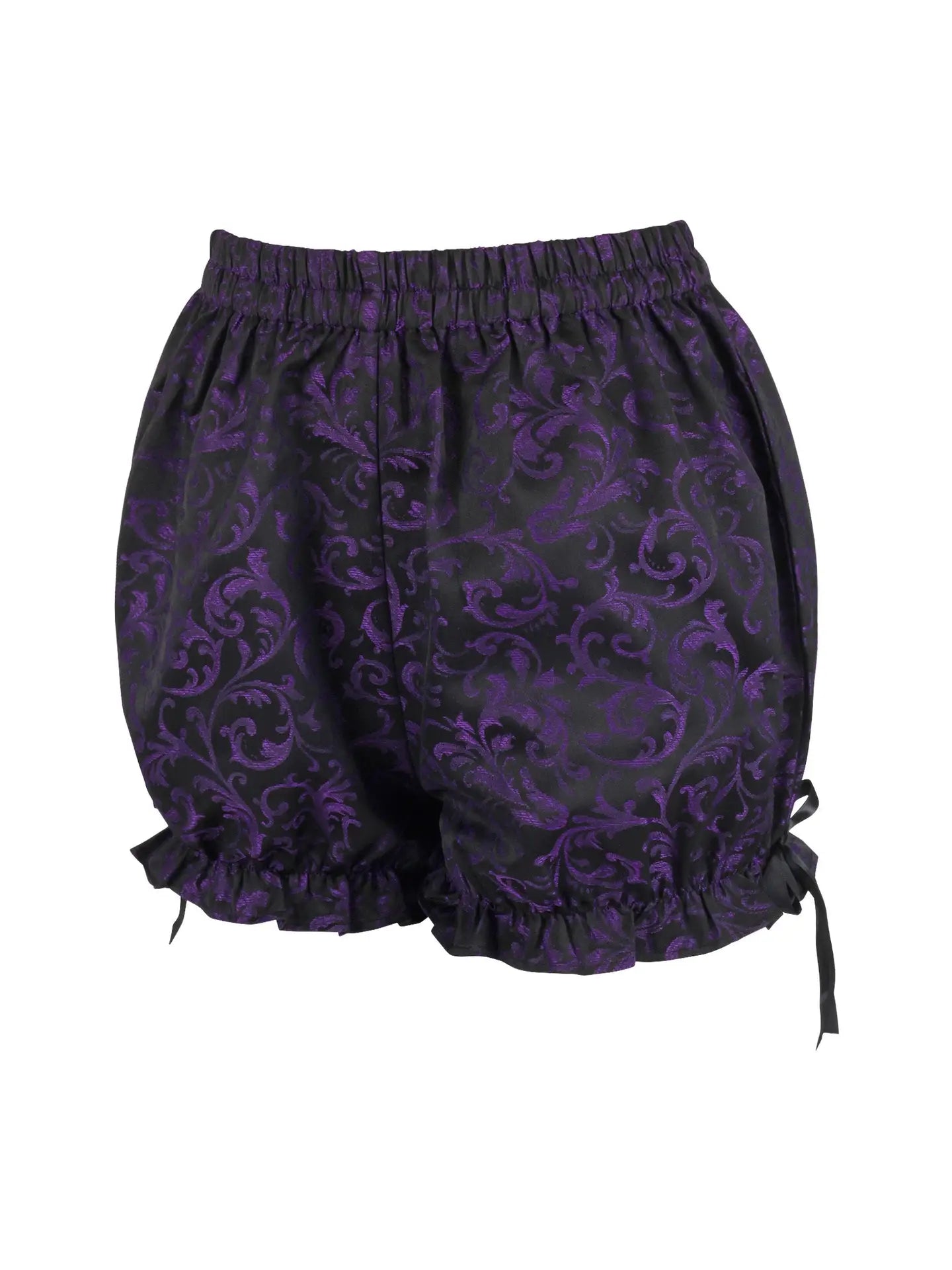 Purple/Black Brocade Bloomers