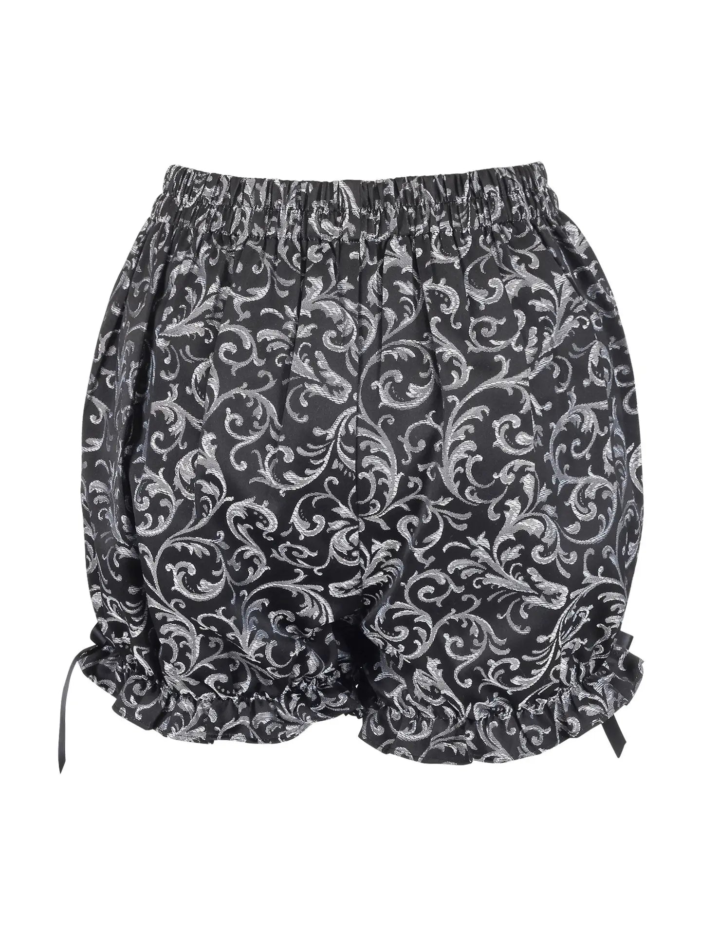 Silver & Black Brocade Bloomers