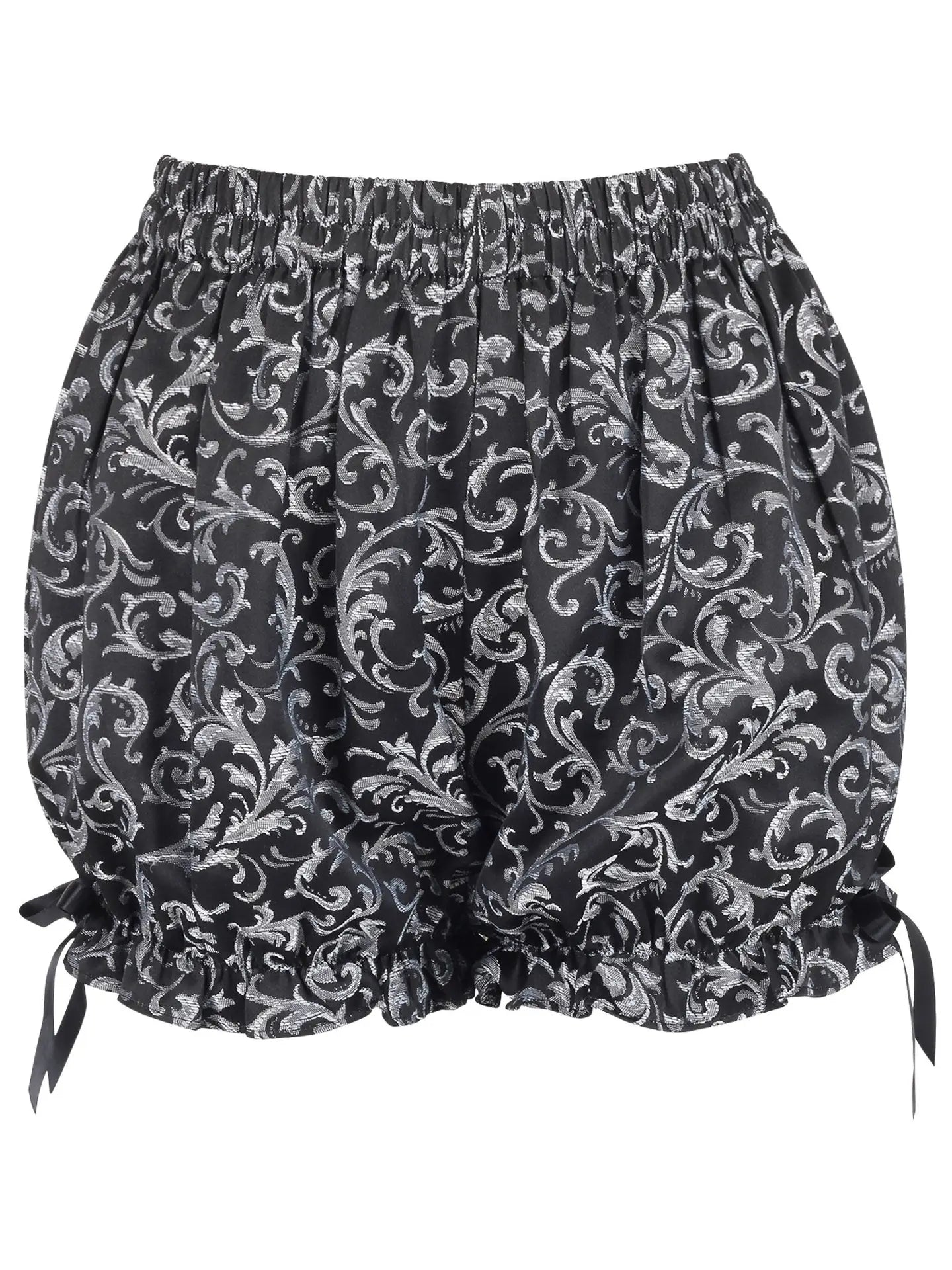 Silver & Black Brocade Bloomers