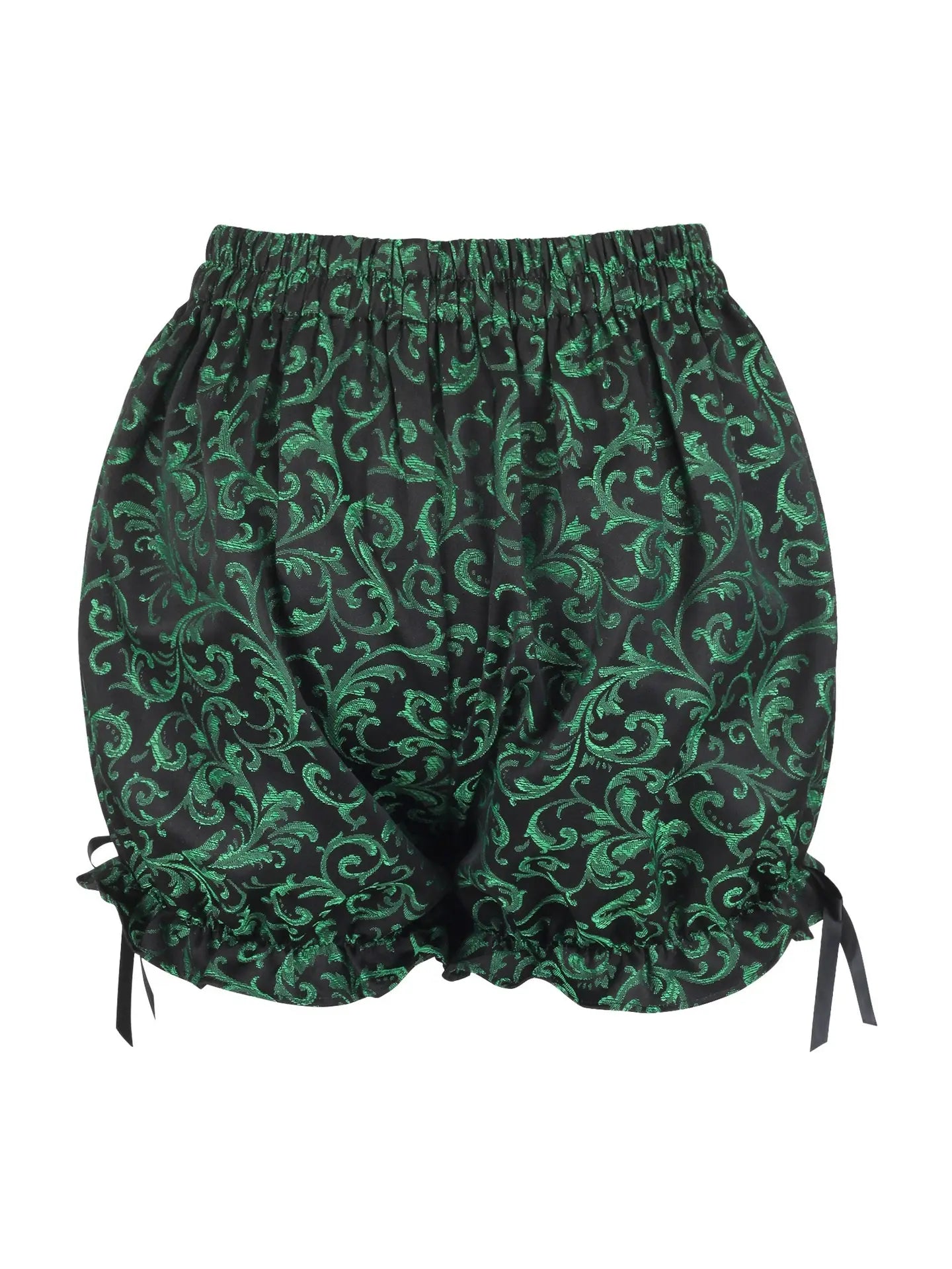 Green & Black Brocade Bloomers