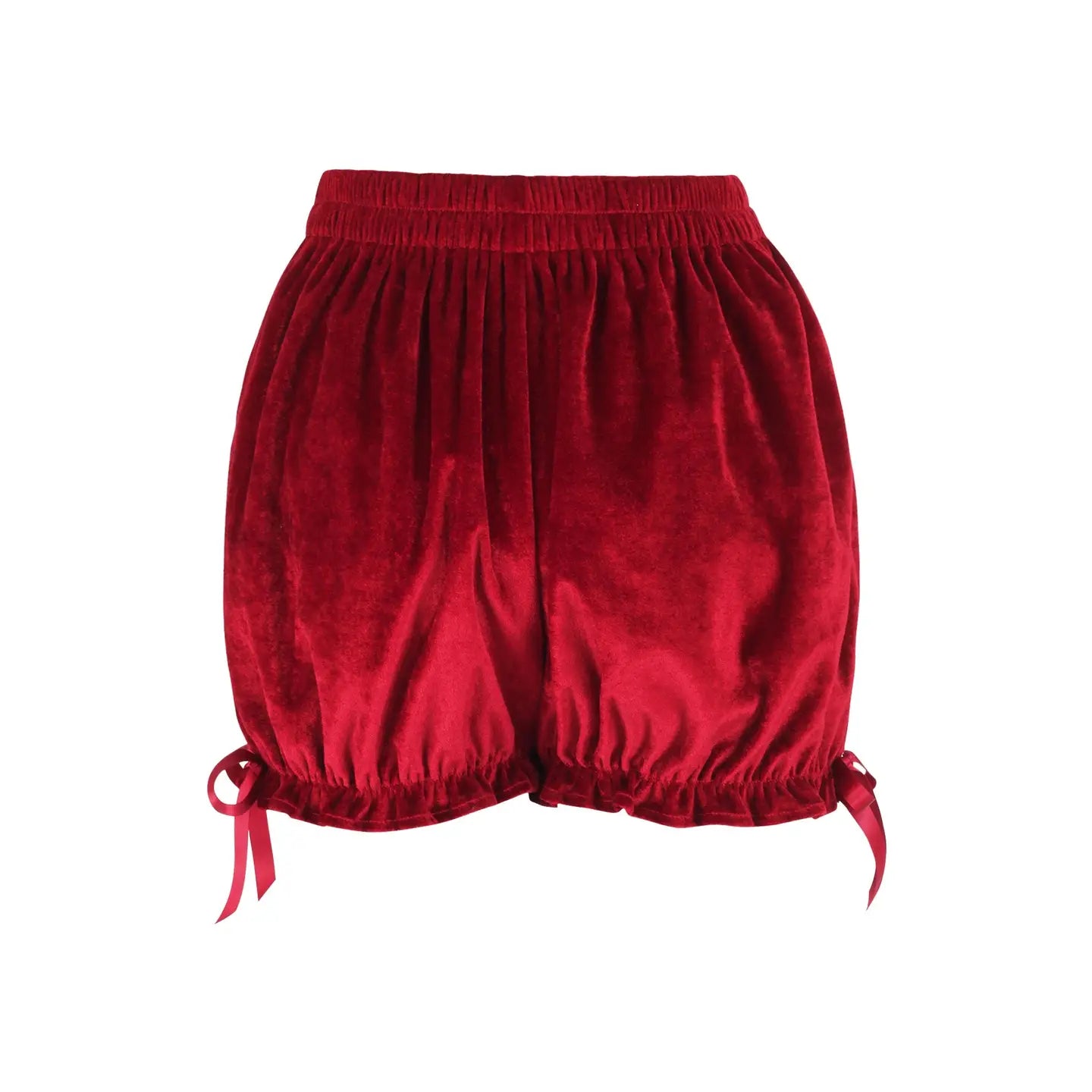 Dark Red Velvet Bloomers image 2