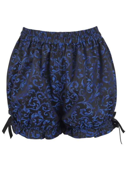Blue/Black Brocade Bloomers