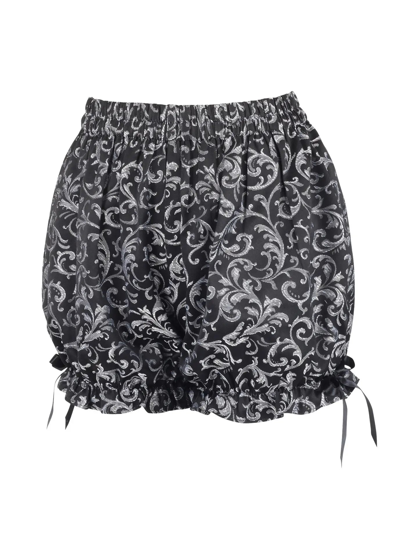 Silver & Black Brocade Bloomers