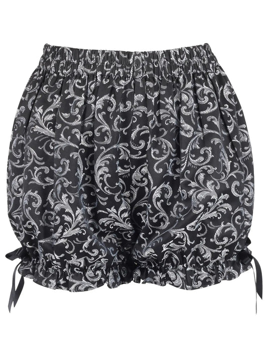 Silver & Black Brocade Bloomers