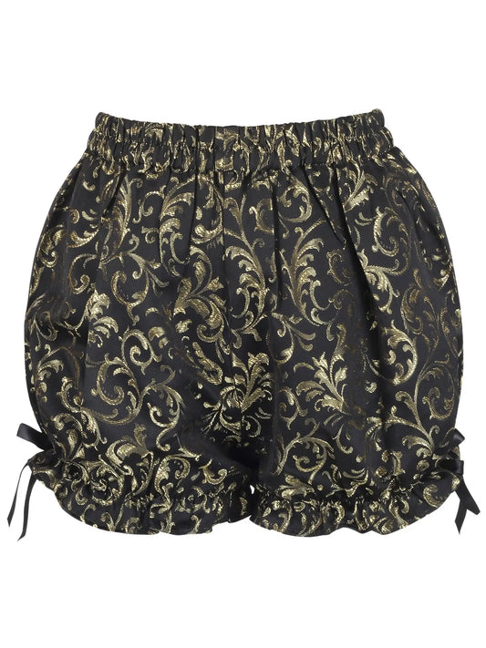 Gold & Black Brocade Bloomers