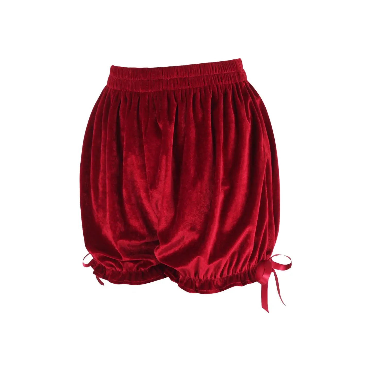 Dark Red Velvet Bloomers image 1